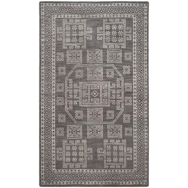 Safavieh Kenya Hand Knotted Medium Rectangle Rug- Grey- 5 x 8 ft. KNY635A-5 - main